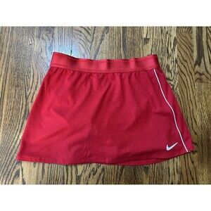 Nike Women's NikeCourt Dri-FIT Victory Tennis Skirt Skort Size Small Red Running